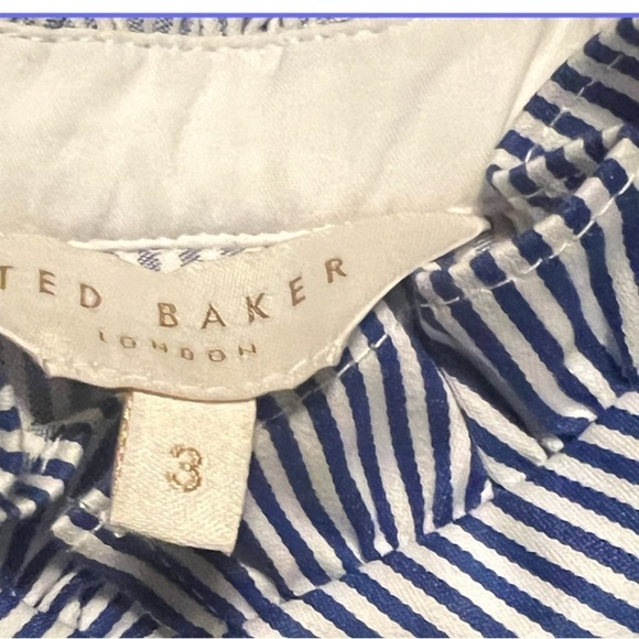 TED BAKER KIKKII FRILL BIB LACE APPLIQUE DRESS - Picture 7 of 8